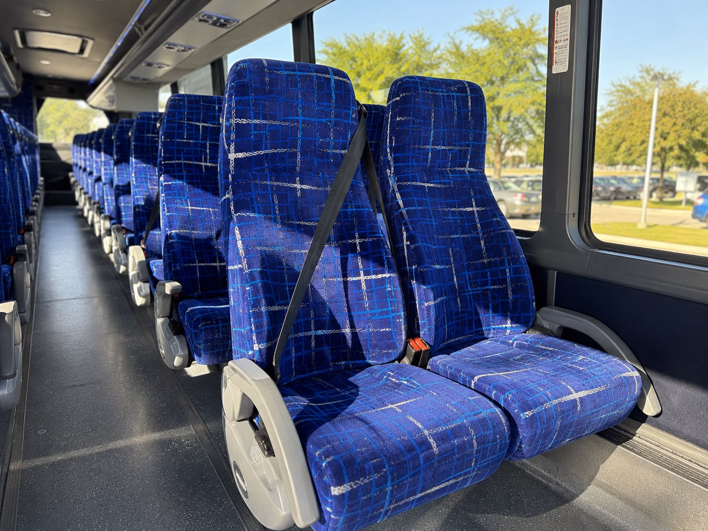 manteca charter bus services inside