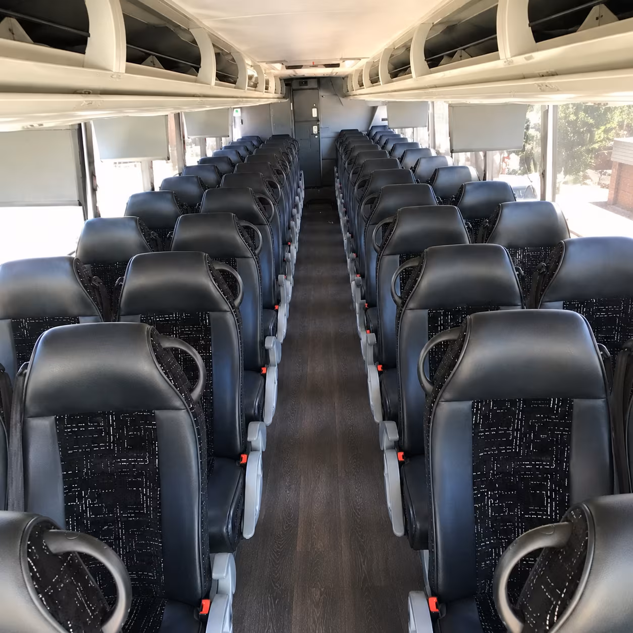 manteca charter bus services interior