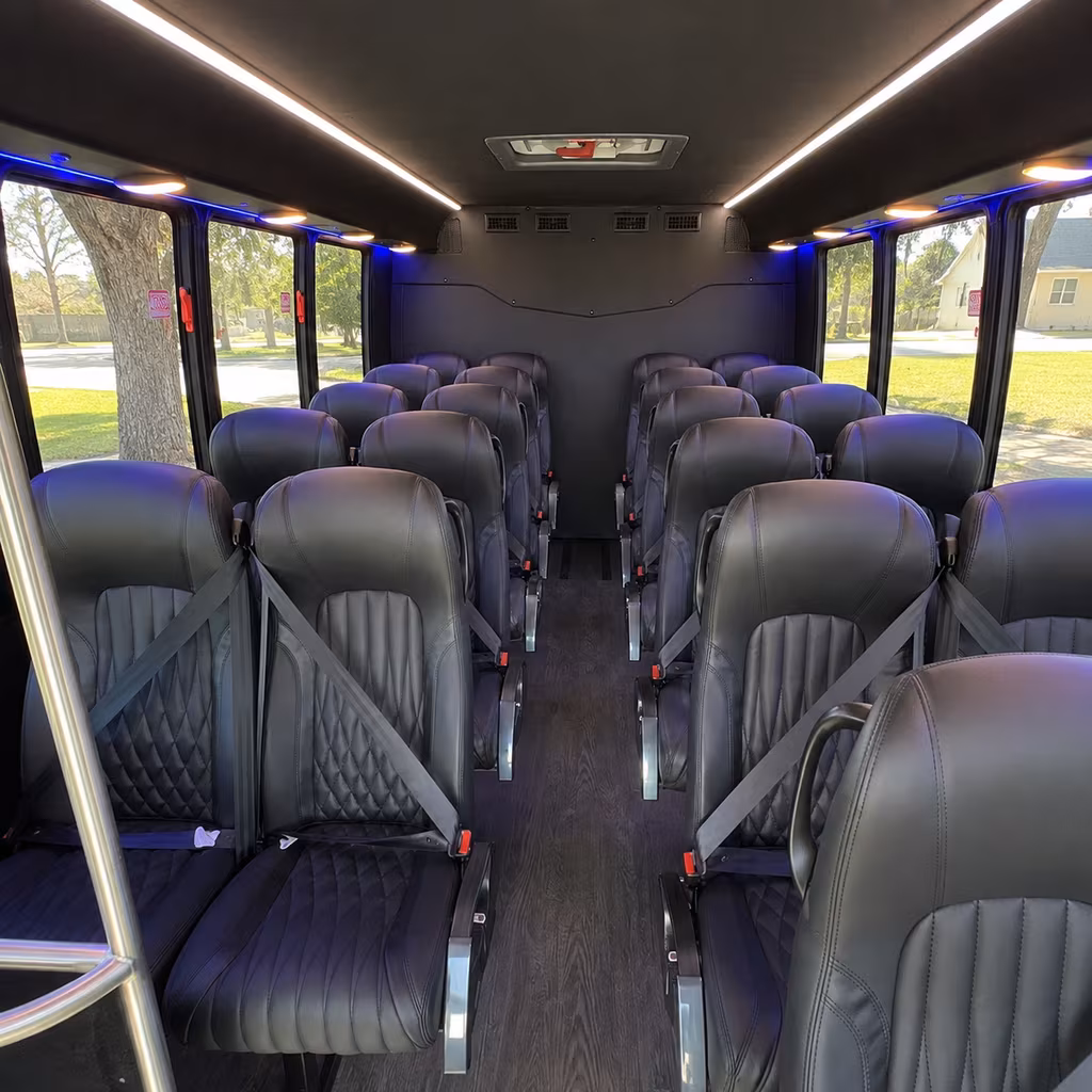 manteca religious group transportation onboard seating