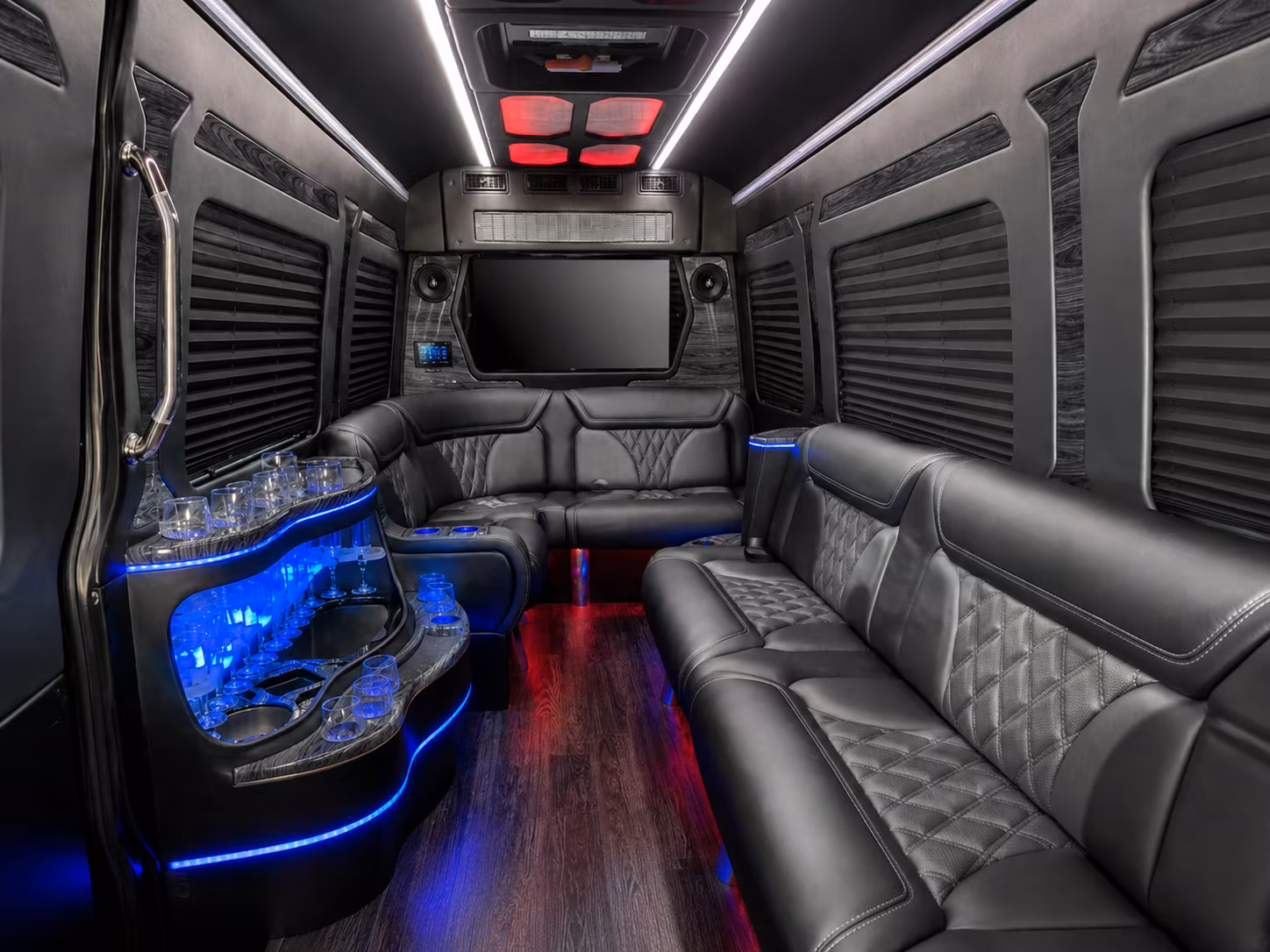 manteca wedding transportation onboard seating